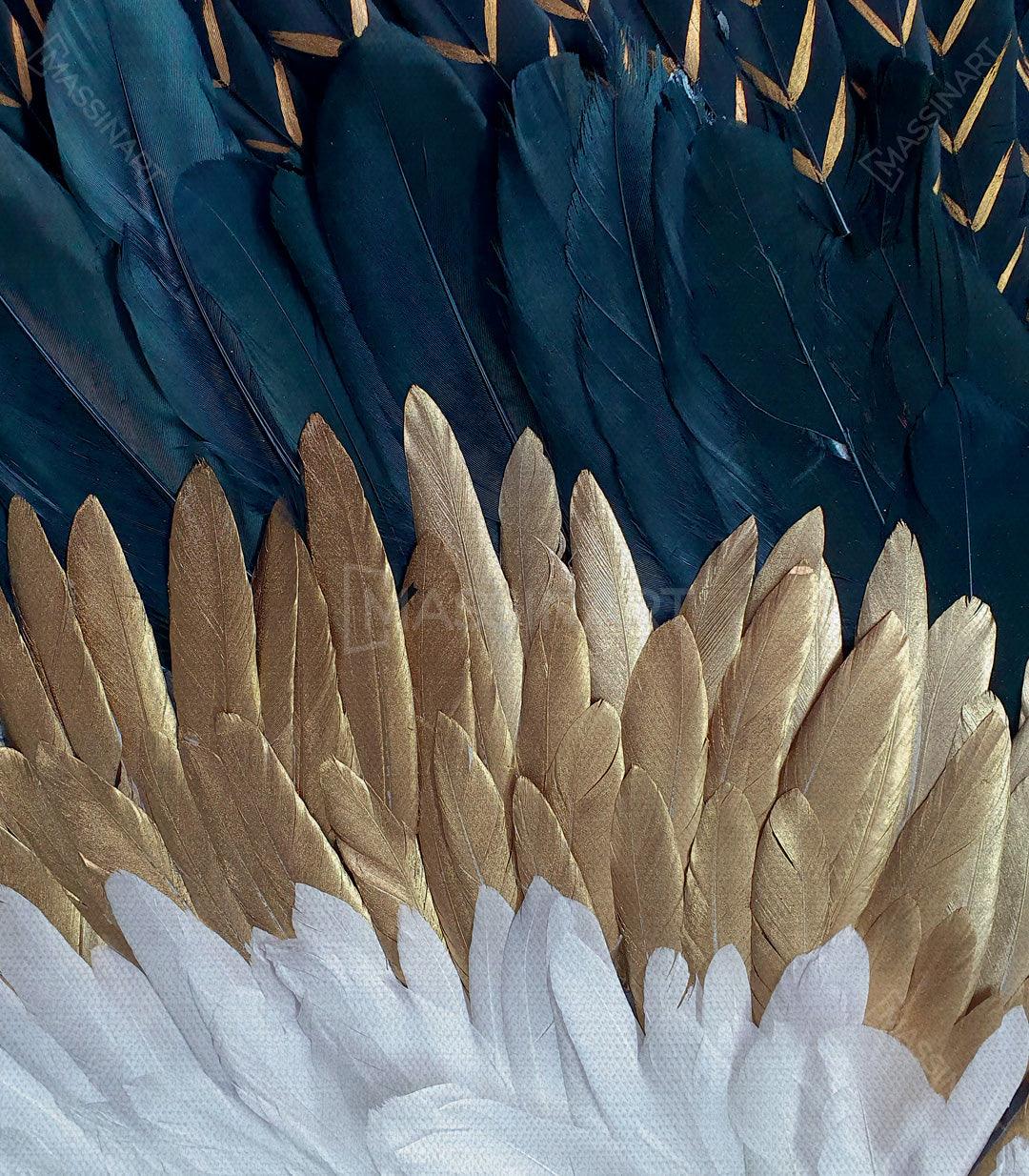 Tableau décoratif Blue Angel Wings - Triptyque encadré - Massinart.ma  décoration murale au Maroc